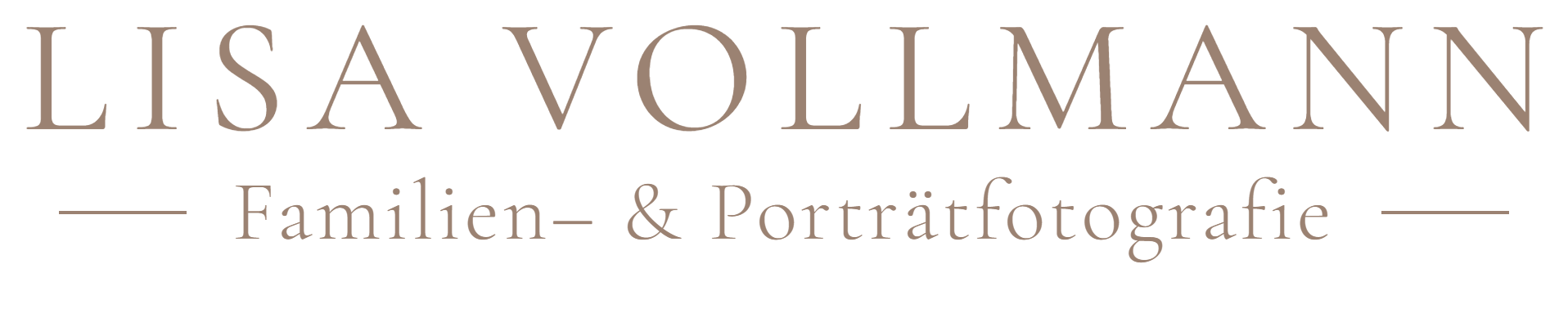 Lisa Vollmann — Familien– & Porträtfotografie